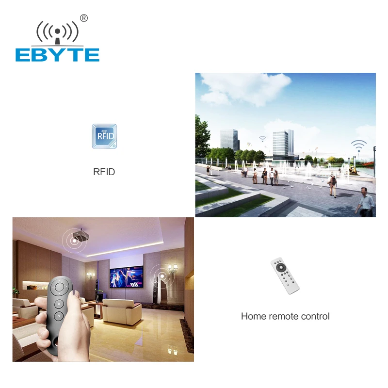 TLSR8258 ZIGBEE 3.0 Module 2.4Ghz Wireless Transceiver Receiver 12dBm 200m E180-Z5812SP EBYTE High Performance Stamp Hole PCB