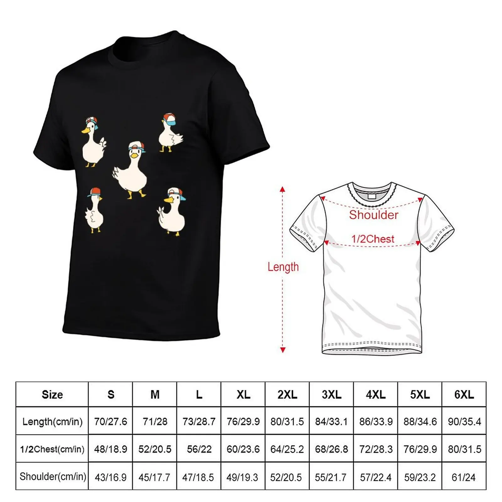 Dancing Duck Meme Shuba Shuba Funny Cute Duck T-Shirt shirts graphic tees custom t shirt cotton t shirt men