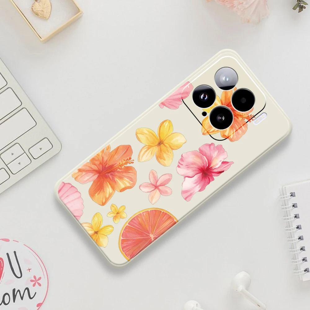 

Retro flower Phone Protective Case For Xiaomi Mi 15 Ultra Mi 14T 11T Pro Cover For Xiaomi Mi 13T Pro Mi 11T Pro Silicone Cases