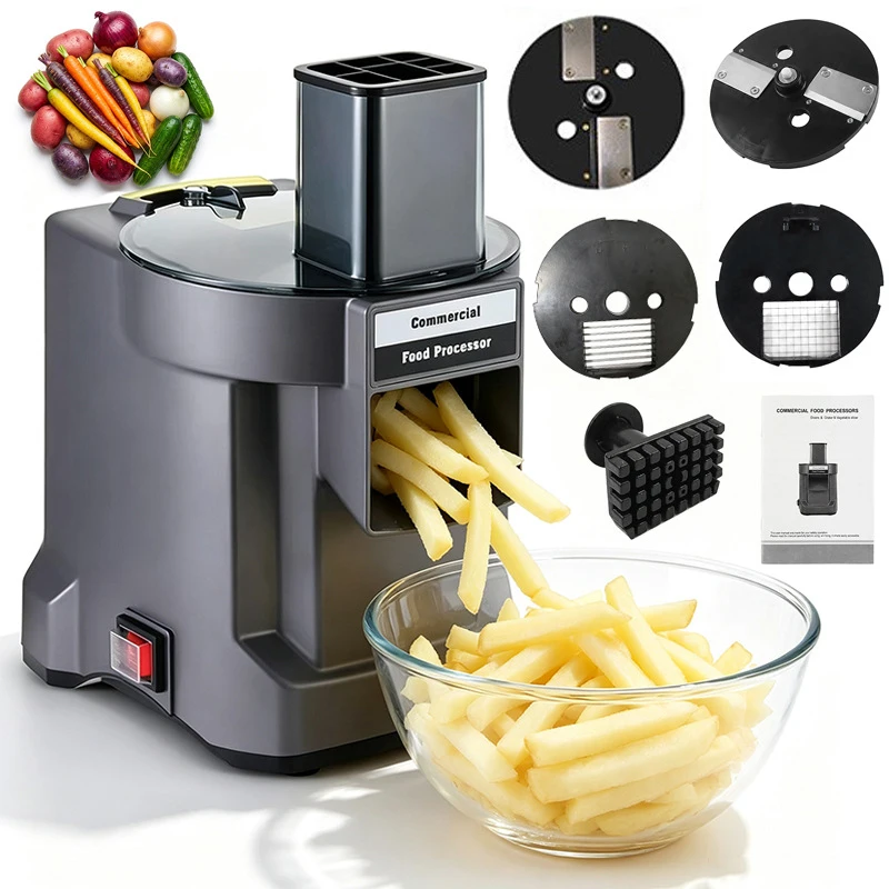 Restaurant Commercial Multi Vegetable Processor Cutter Slicing Shredding Dicing & Cutting Uniform Straight Vegetable Strips