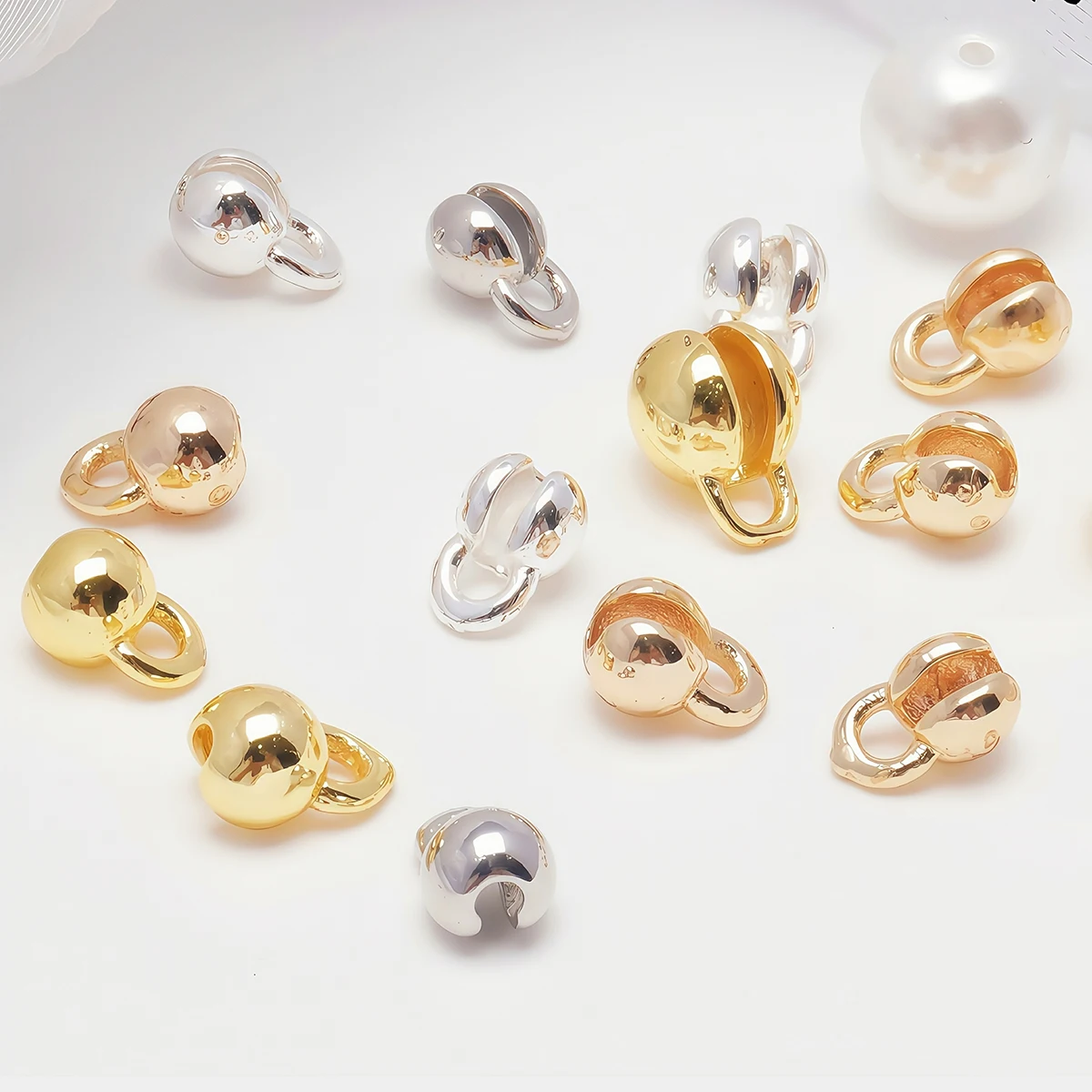 10PCS Brass Crimp End Beads 18 - Eyepin Ball End review and price