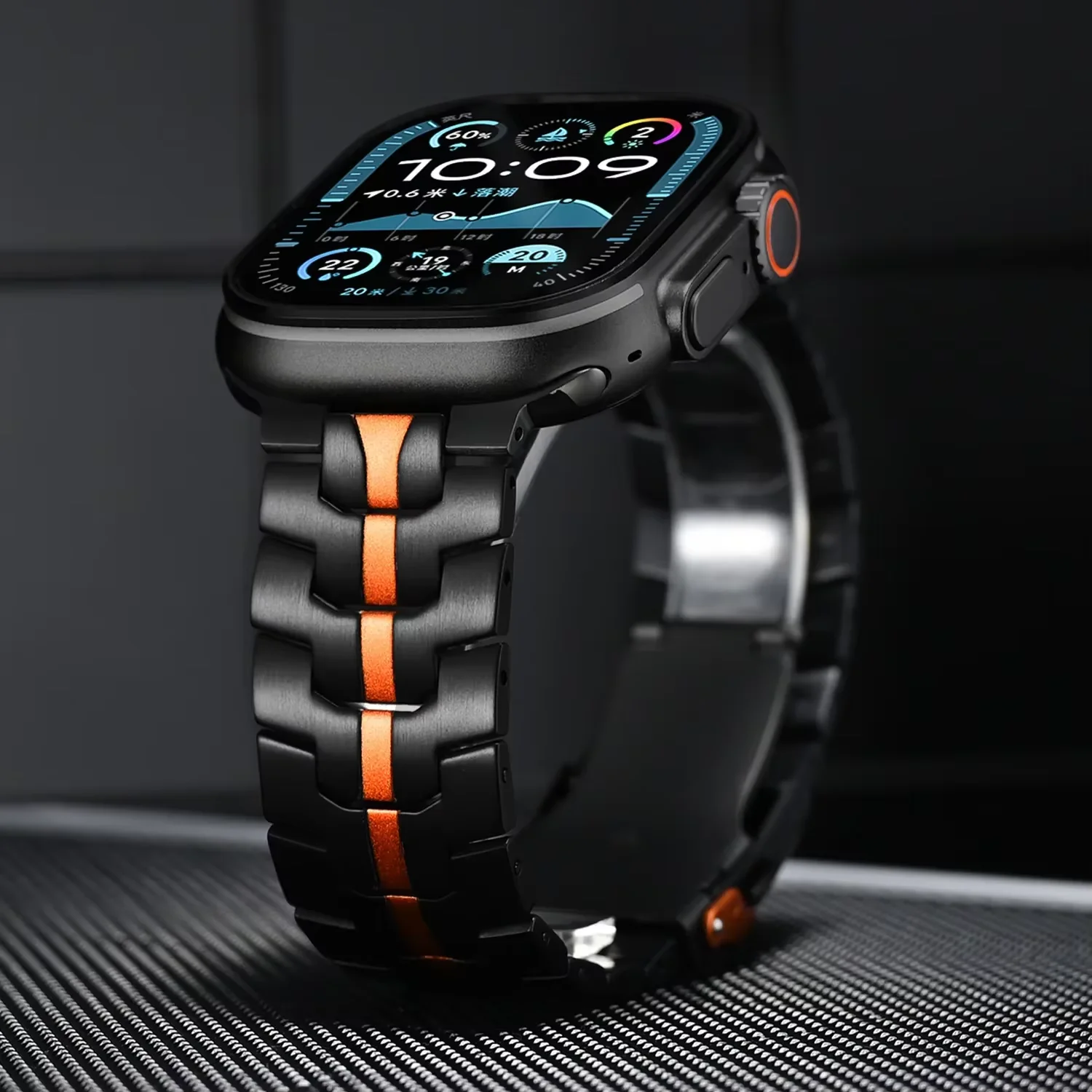 Luxus Edelstahl für Apple Watch Ultra 3 49MM Metallband für Iwatch Serie 11 10 46MM 9 8 7 6 SE 3 46MM 44MM 42MM Armband
