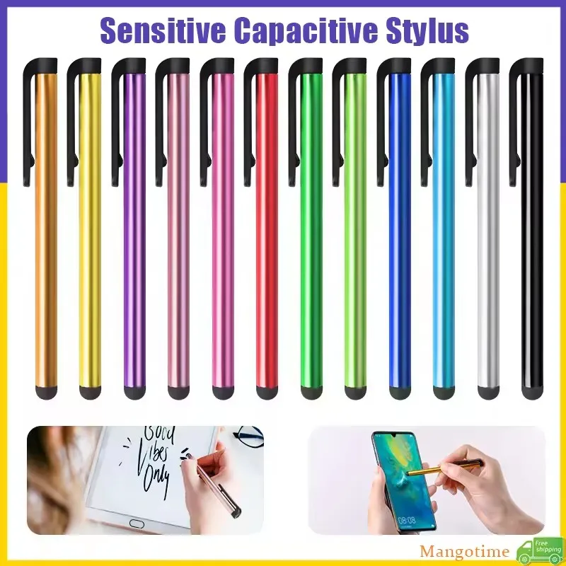 2/4pcs Capacitive Stylus Touch Screen Pen For IPad Pro IPhone Universal Tablet PC Soft Head Phone Stylus Touch Pens