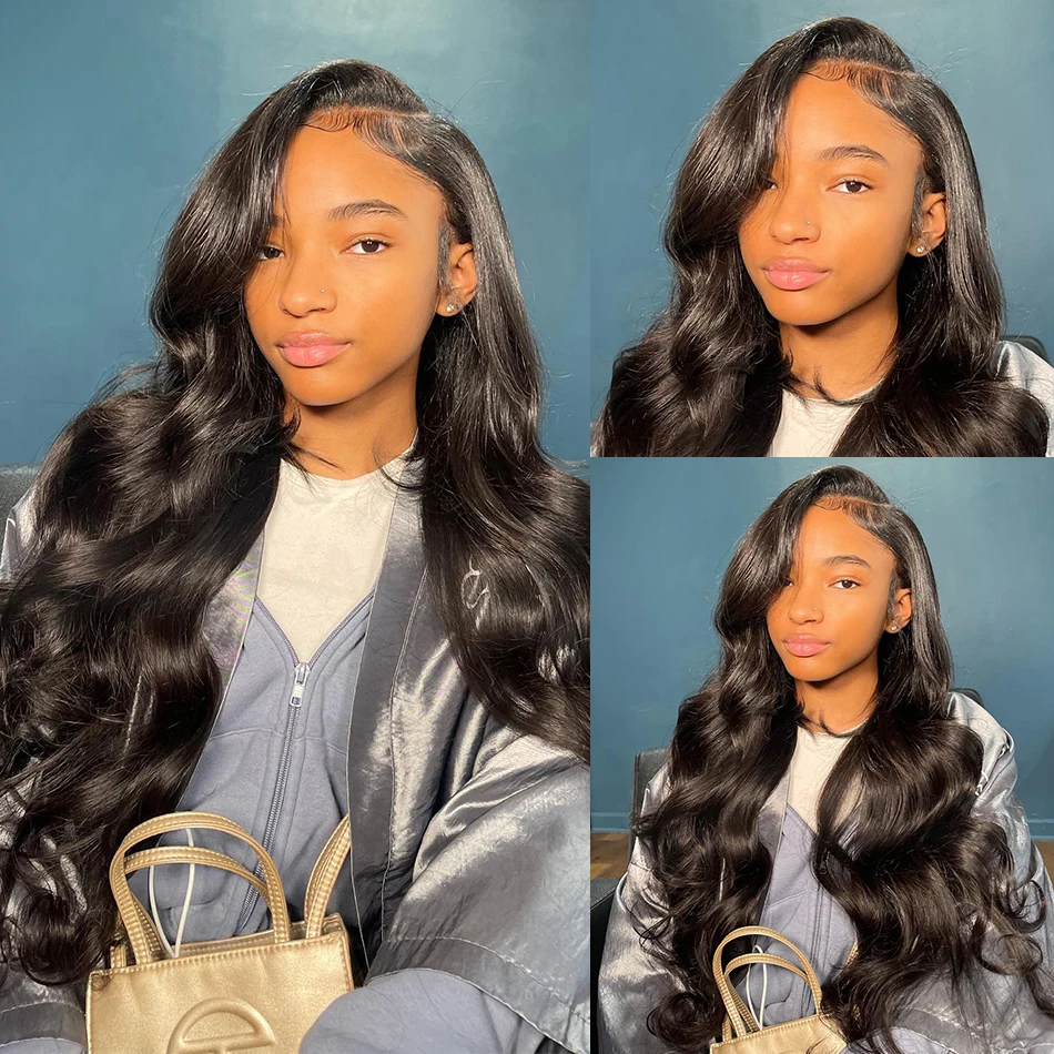 13x6 30 40 Inch Hd Lace Frontal Wig Body Wave Lace Front Human Hair Wig 5x5 Pre Plucked Transparent Lace Closure Wigs For Women