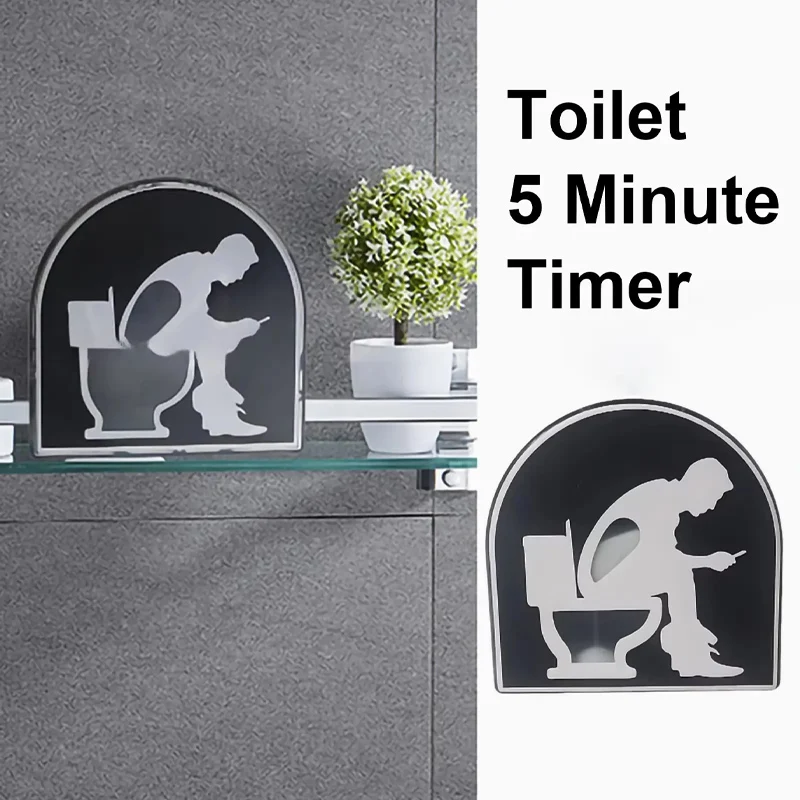 Toilet Hourglass Timer Prevent Procrastination Manage Time Hourglass Sand Timer Countdown Toilet Clock 5 Minutes