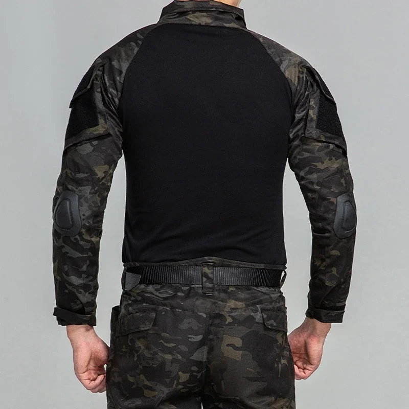 Imagem -06 - Uniforme de Combate Tático Masculino Camisa e Calças Camuflagem Airsoft Conjunto de Roupa de Tiro Caça Gen2