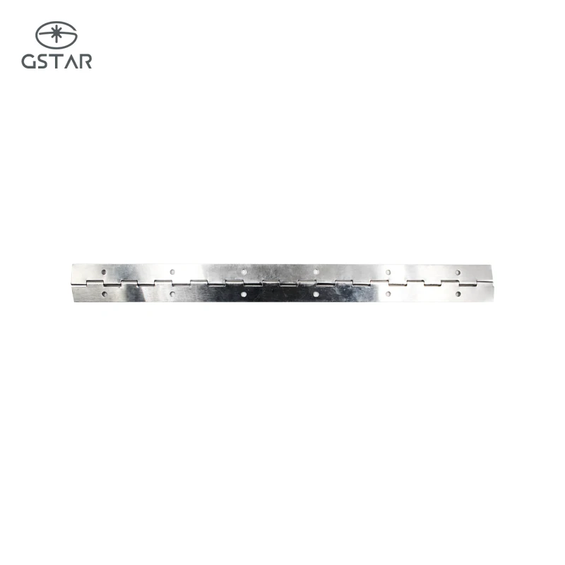 Hing Supplier Furniture Stainless Steel 304 201 Continuous Piano Hinge Long Door Hinges for Cabinet Piano Jewelry Box
