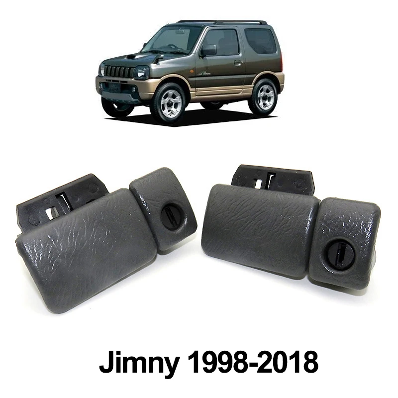 Car Glove Box Lock Latch Handle For Jimny JB23W 2004 Gray Clips Repair Kit 1998 1999 2000 2001 2002 20032005 2006 2007- 2018