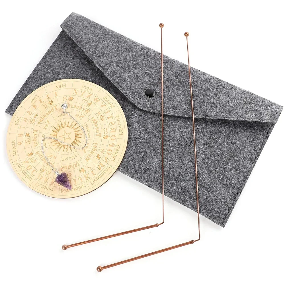 

99.9% Copper Dowsing Rods Metal Detector Pure Copper -Ghost Hunting For Hunting Divining Water Treasure Finding Divining Rods