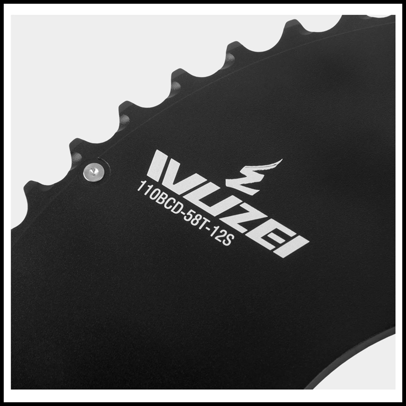 WUZEI 110BCD Rennrad Doppelkettenblatt 2x 10 11 12 Gang Fahrradkettenblatt für Shimano 105 5800 6800 DA9000 58/44T 56/42T – Detail 18