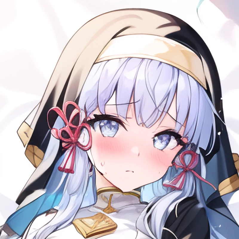 Dakimakura Anime Pillow Cover Kamisato Ayaka Double Sided Print 2Way Cushion Cover Xmas Gifts