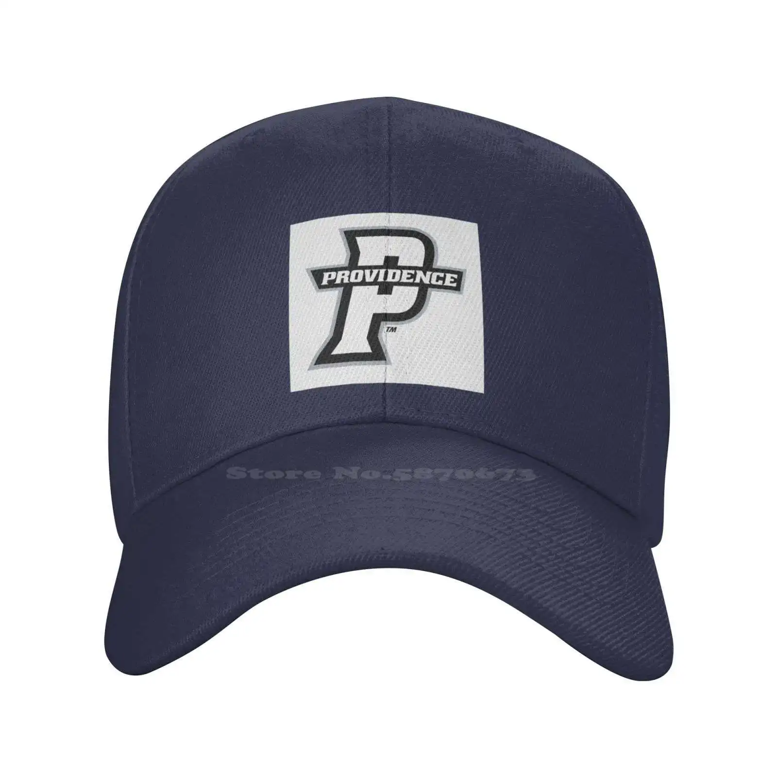 Providence College Friars Logo Print Graphic Casual Denim cap Knitted hat Baseball cap