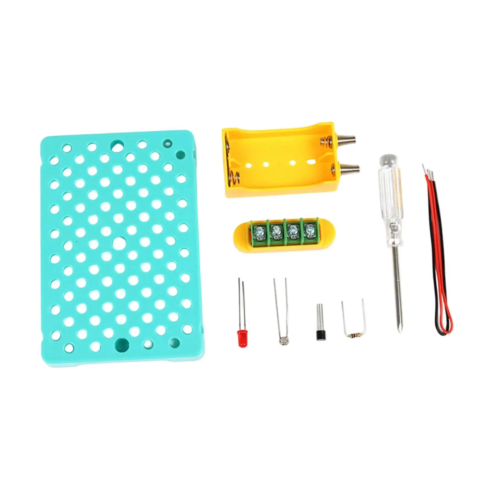 Experimento de aprendizaje con interruptor controlado por luz para niños y niñas, estudiantes y adolescentes