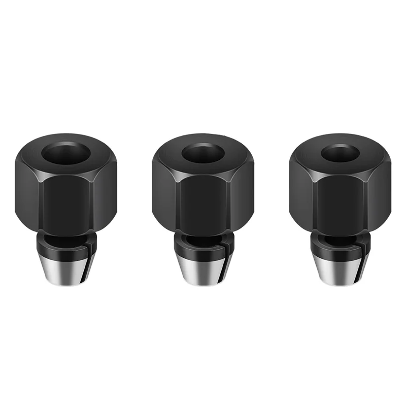 ALIM-6/6.35/8Mm Collet Chuck With Nut Engraving Trimming Machine Router Bit Adapter Electric Router Milling Cutter Accessorie
