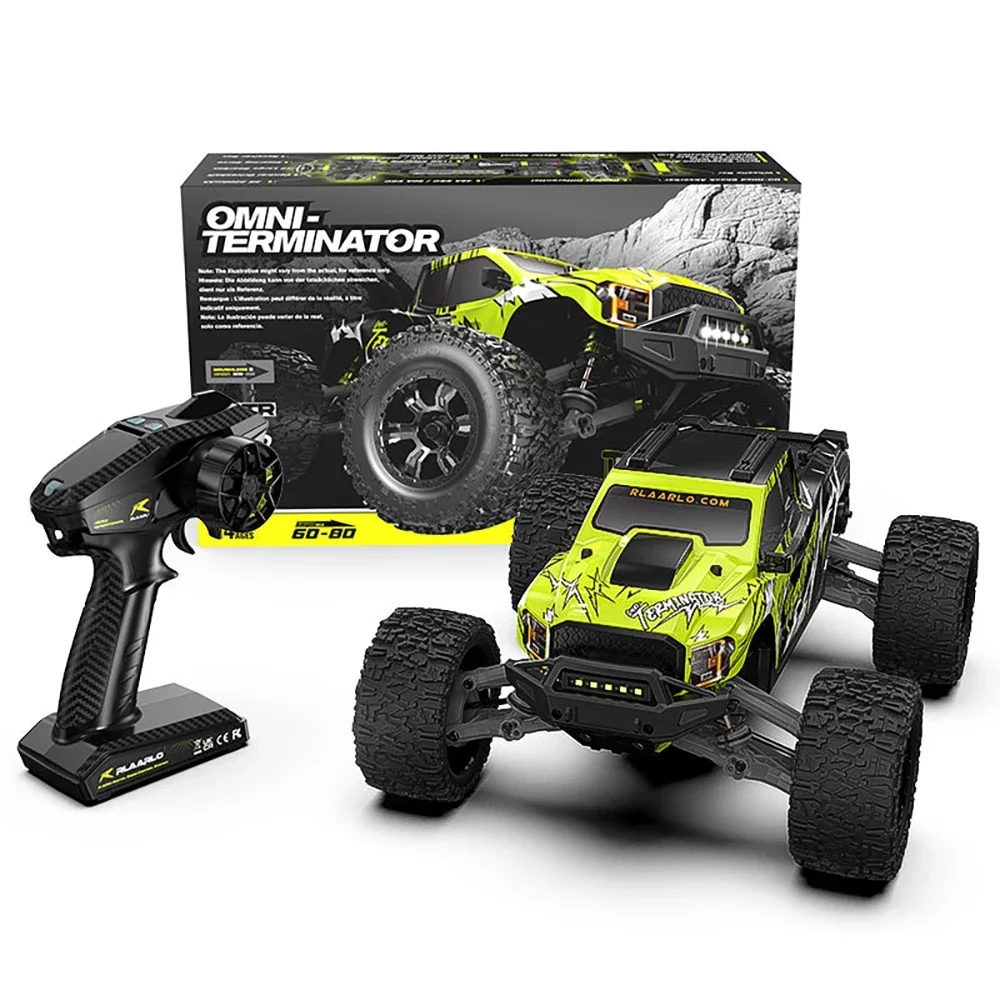 RLAARLO 3S Brushless 4WD OMNI-TERMINATOR 1/10 RC Elettrico Modello di Controllo Remoto Auto Monster Truck Adulti Giocattoli Per Bambini