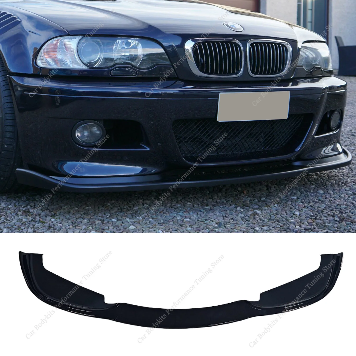 

Gloss Black H Style ABS Car Front Bumper Lip Spoiler Splitter Diffuser For BMW E46 M3 Coupe/Cabrio 2001-2006 Bodykits Tuning