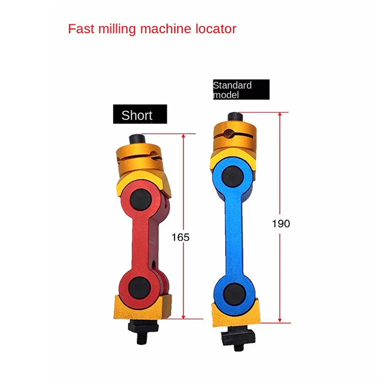 Universal Adjustable CNC Mill Machine Work Piece Stop Positioner for Lathe Workpiece Multi Function Milling Machine Locator Tool