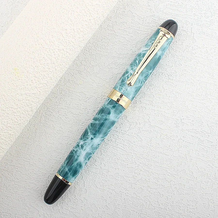 JINHAO 450 Metal Rollerball Pen Blue Marble 0.7MM Nib School Office Supplies Ink Pens Ballpoint Pen