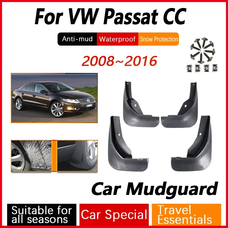 

Car Wheel Fenders For Volkswagen VW Passat CC 2008~2016 Antifreeze Front Rear Mud Guards Flap Flares Splash Mudflaps Accessories