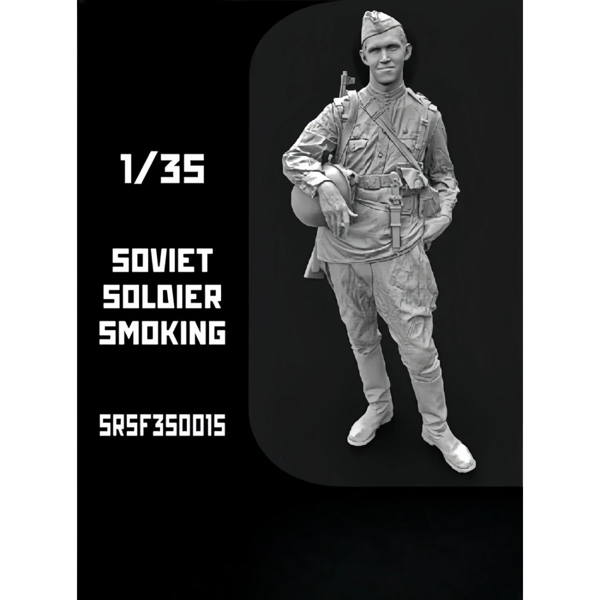 1/35 Resin unpainted model kit, military theme, smoking Soviet soldiers rest in smoke unassembled and unpainted GK