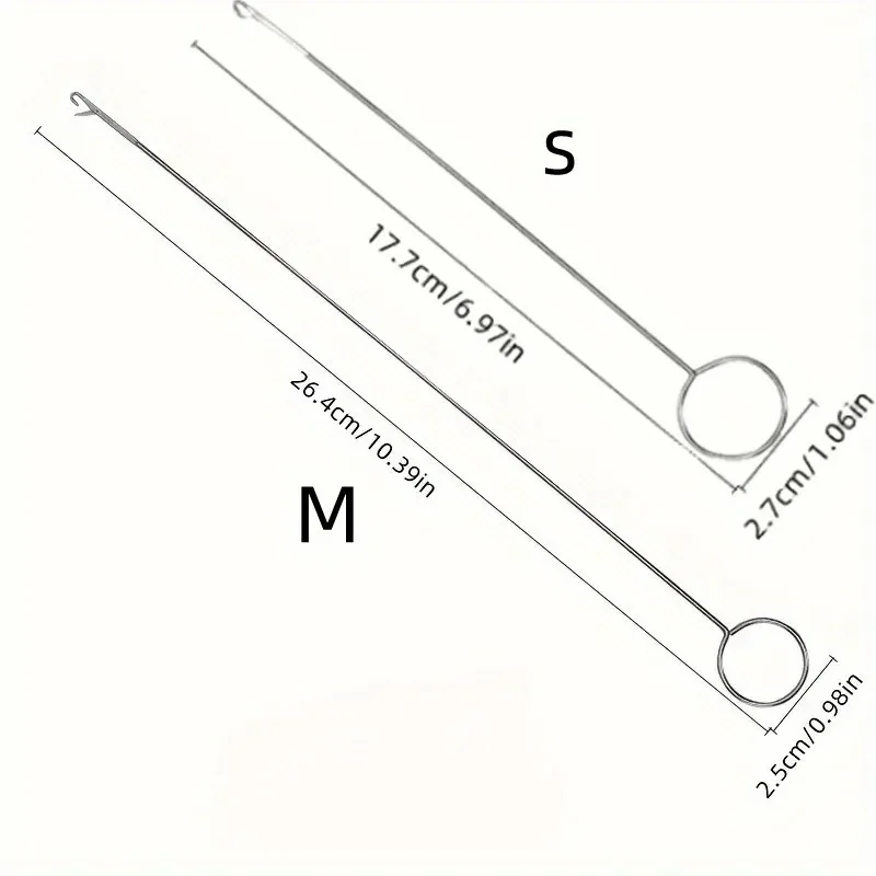 1pc Sewing Loop Turner Hook with Latch for Fabric Tube Straps Belts Homemade Crafting Tool Accessories
