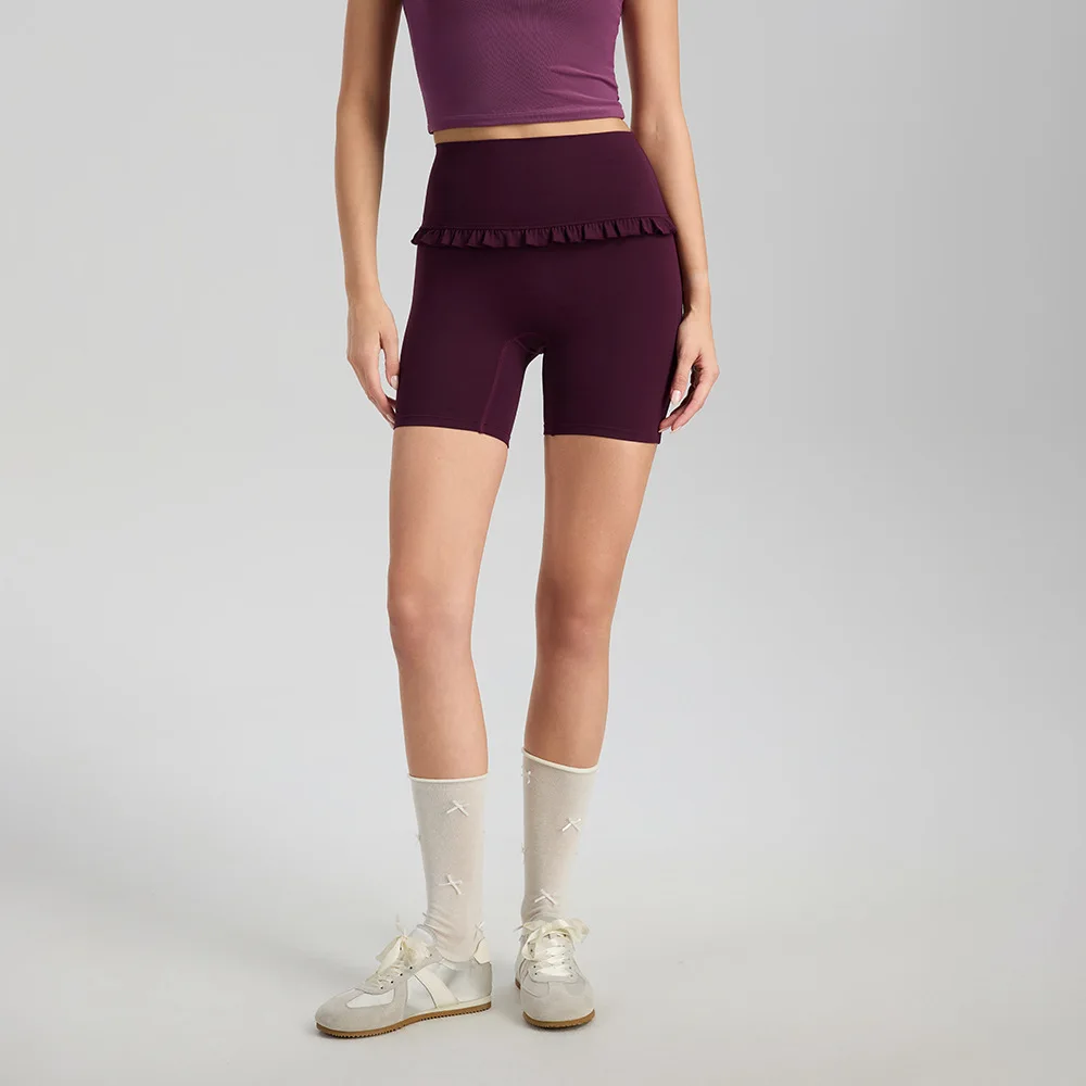 New Shorts for Women with High Waist, Slimming Effect, Hip Lifting, Sports, Slimming and Fitness, 3-point Shorts