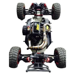 Tubo di scarico in acciaio fatto a mano per 1/5 Losi Desert Buggy XL DBXL RCMK XCR