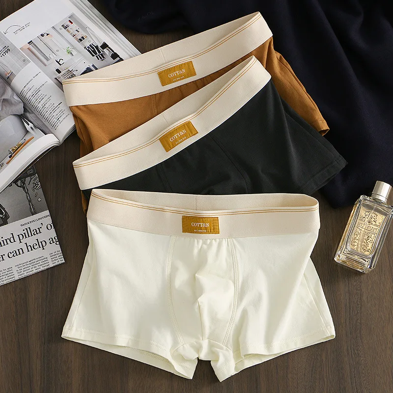 

Новые мужские трусы-боксеры: из чесаного хлопка, антибактериальные, со средней посадкой, однотонные, комфортные, больших размеров, короткие