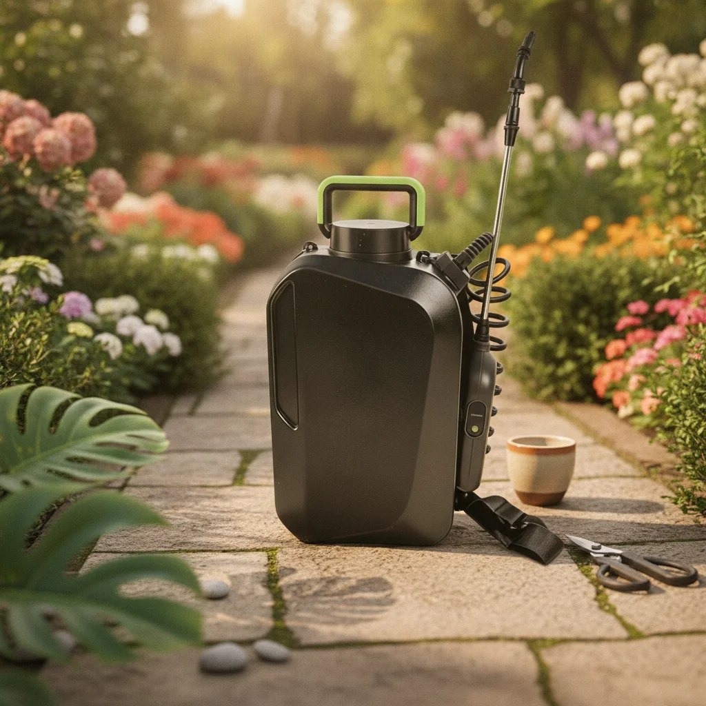 Electric Garden Sprayer Cordless Battery Powered Garden Sprayer Handheld Anti-Kink for Gardeners, Gardening, Watering