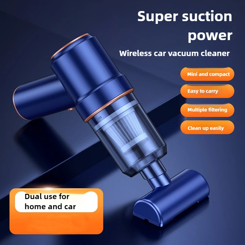 

6500PA Car Vacuum Cleaner Mini Powerful Cleaning Machine Strong Suction Blow Handheld for Car Wireless Portable Home Appliance
