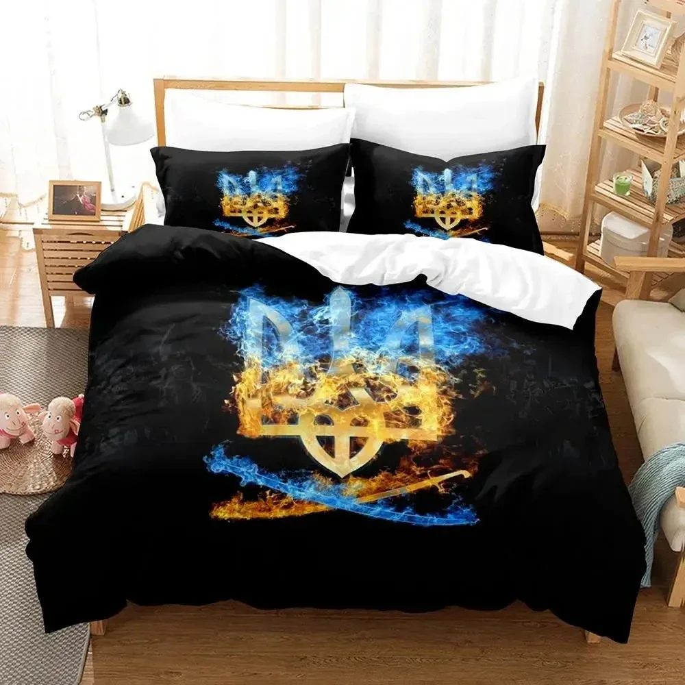 

Ukrainian Adult Boys Duvet Cover Bedroom Bedding Set Man Queen King Size 2024 Duvet Cover Bed Set Quilt Cover Pillowcase