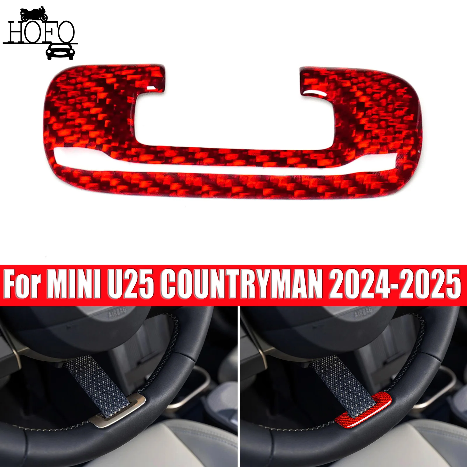 

Наклейка на подбородок рулевого колеса для MINI U25 COUNTRYMAN 2024-2025 J01 EV Cooper E/SE