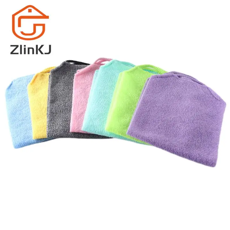 Exfoliating Rubbing Bath Towel Washcloth Elastic Shower Body Scrub Cleaning Massage Bath Towel Strap Body Washing Clean Towel