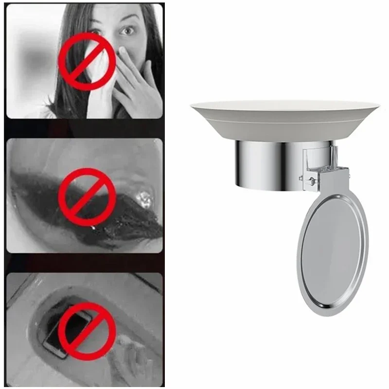 Tapón antiolor de acero inoxidable, tapón desodorizante para suelo de inodoro, cubierta antibloqueo para bañera, accesorios de baño