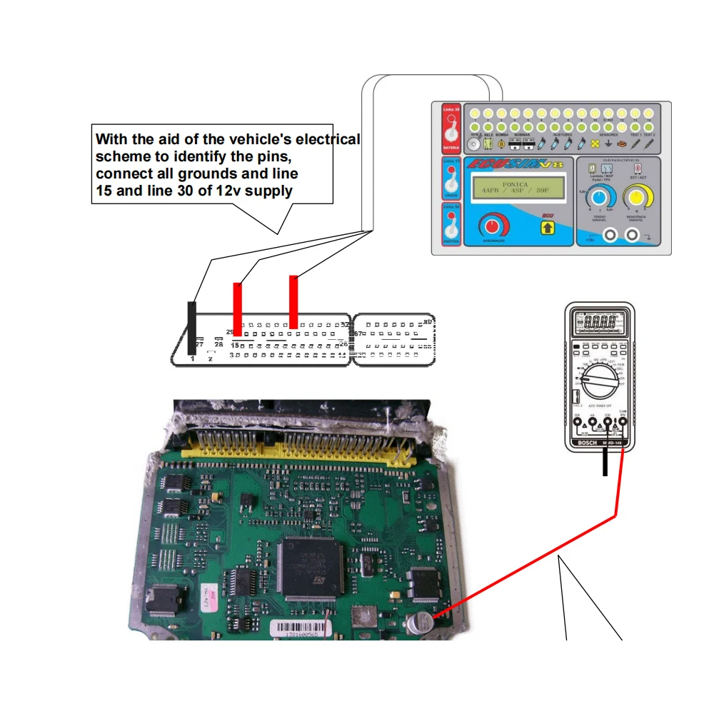 ECU ซ่อมหลักสูตรการศึกษาท่องเที่ยว ECU การสอน PDF EPROM TEST Progranmming SMD Digital Central จําลองการวินิจฉัยรถยนต์เรียนรู้เครื่องมือ