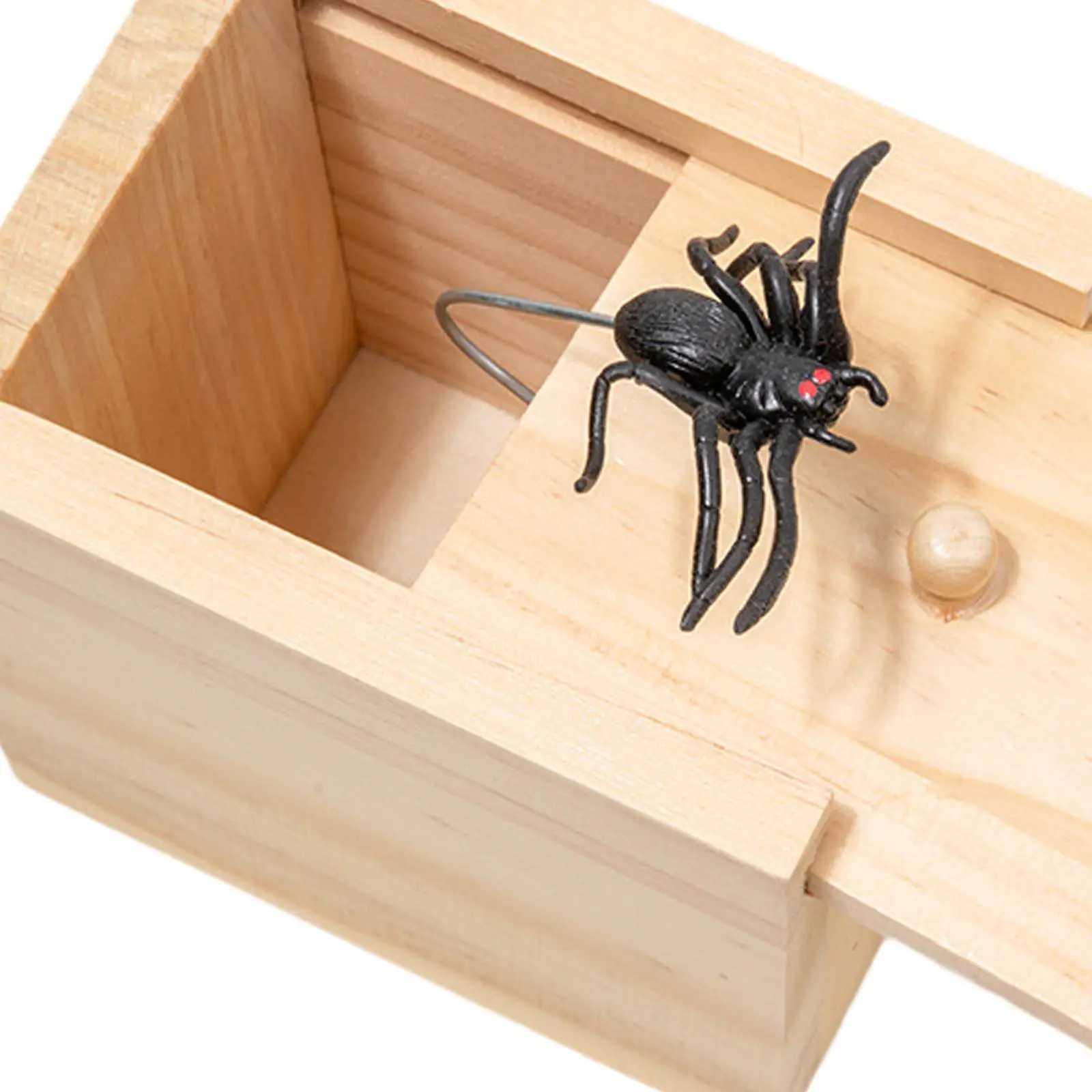 Spider Prank Box Grappige praktische grapbox voor Home Decor Vriend Rekwisieten