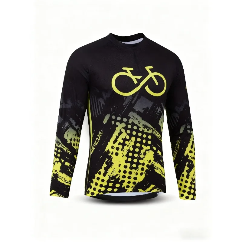 

Eye-catching 3D Printed Breathable Quick-dry Long Sleeves – Trendy and Cool, Perfect for Cycling & Streetwear To Show Off Style