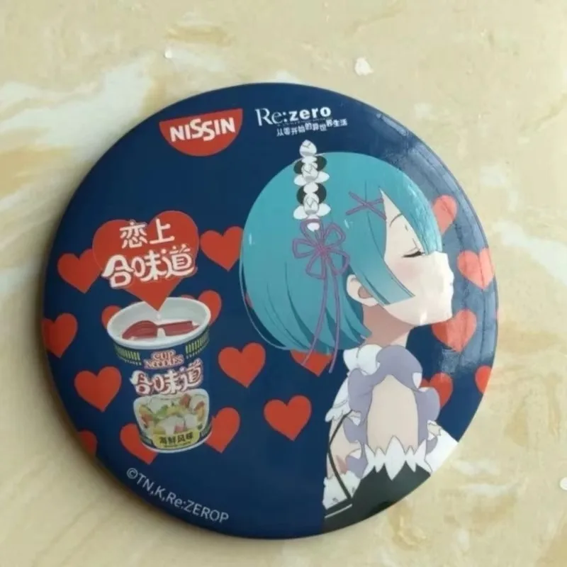 Re:Life in A Different World From Zero Badge Elsa Gran Hilte Rem Game Peripherals Cute Delicate Brooch Bag Hanging Decorations