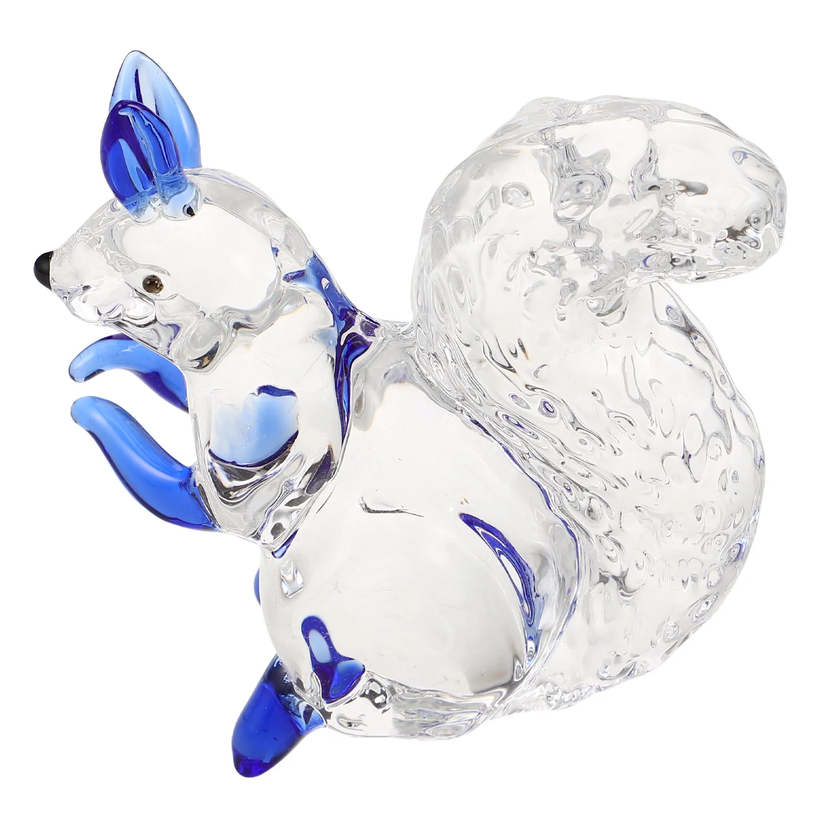 Exquisite Crystal Squirrel Ornament Intricately Crafted Sparkling Desktop Home Decor Gift for Women Men Birthday Special
