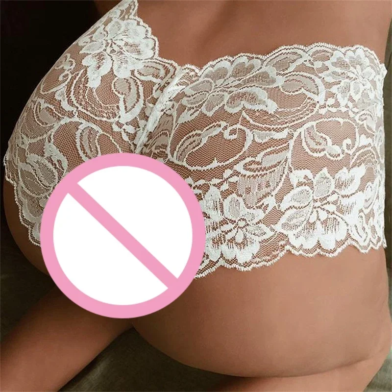 Lace Panties Floral Transparent Briefs Women\'s Erotic Lingerie Sexy Brief Underwear for Sex Ladies Sexy Perspective Thongs Women