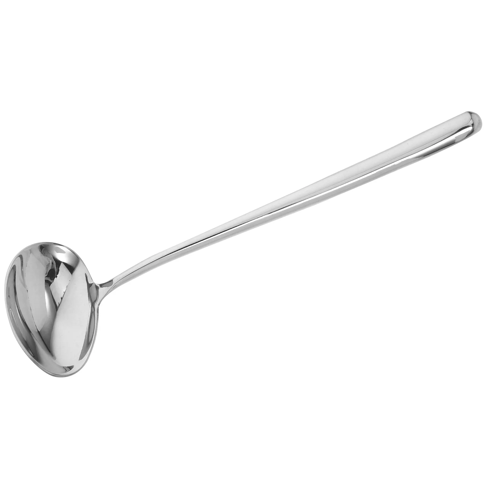 

Long Handle Stainless Steel Sauce Ladle Metal Spoon Pouring Drizzle Gravy Soup Serving Mint Sauce Spoon with Long Handle