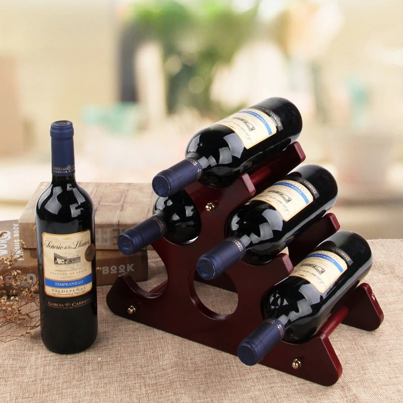Multi Layer Wooden Wine Rack, Wine Rack, Storage Rack, Bar Storage Tool, Bar Wine Bottle Display Rack (excluding Wine)
