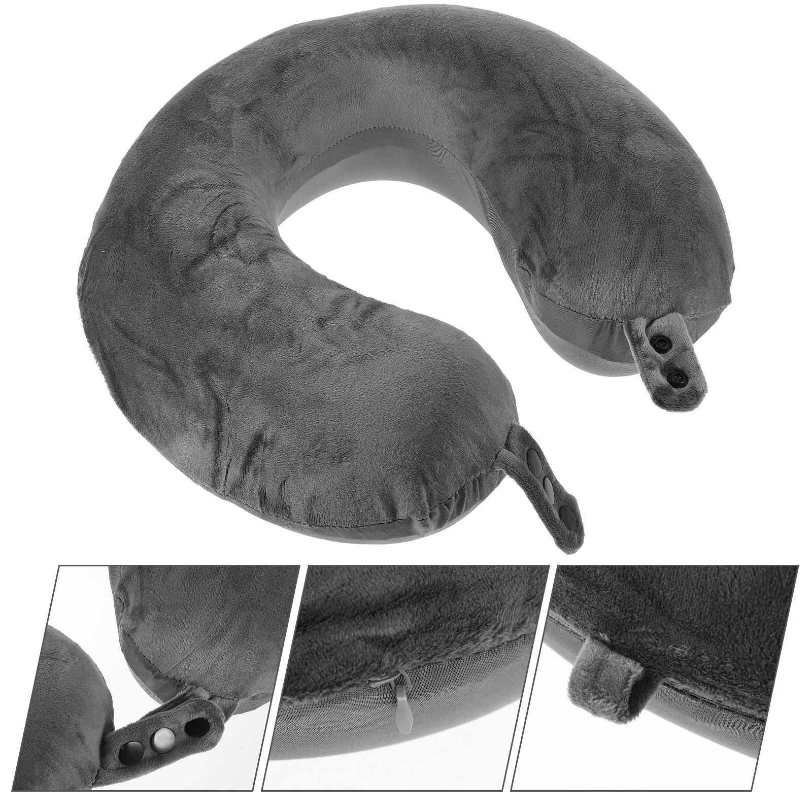 

Memory Foam Neck Pillow Comfortable Travel U Shaped Pillow for Neck Back Lumbar Support Portable Office Sleep Aid