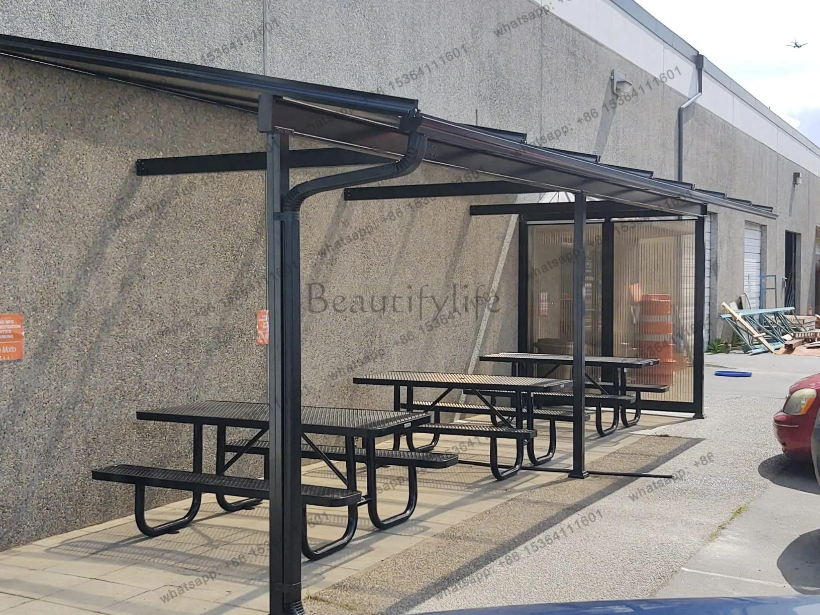 Factory Direct Sale Commercial Picnic Table Outdoor Patio Table Set Tables Outside With Bench