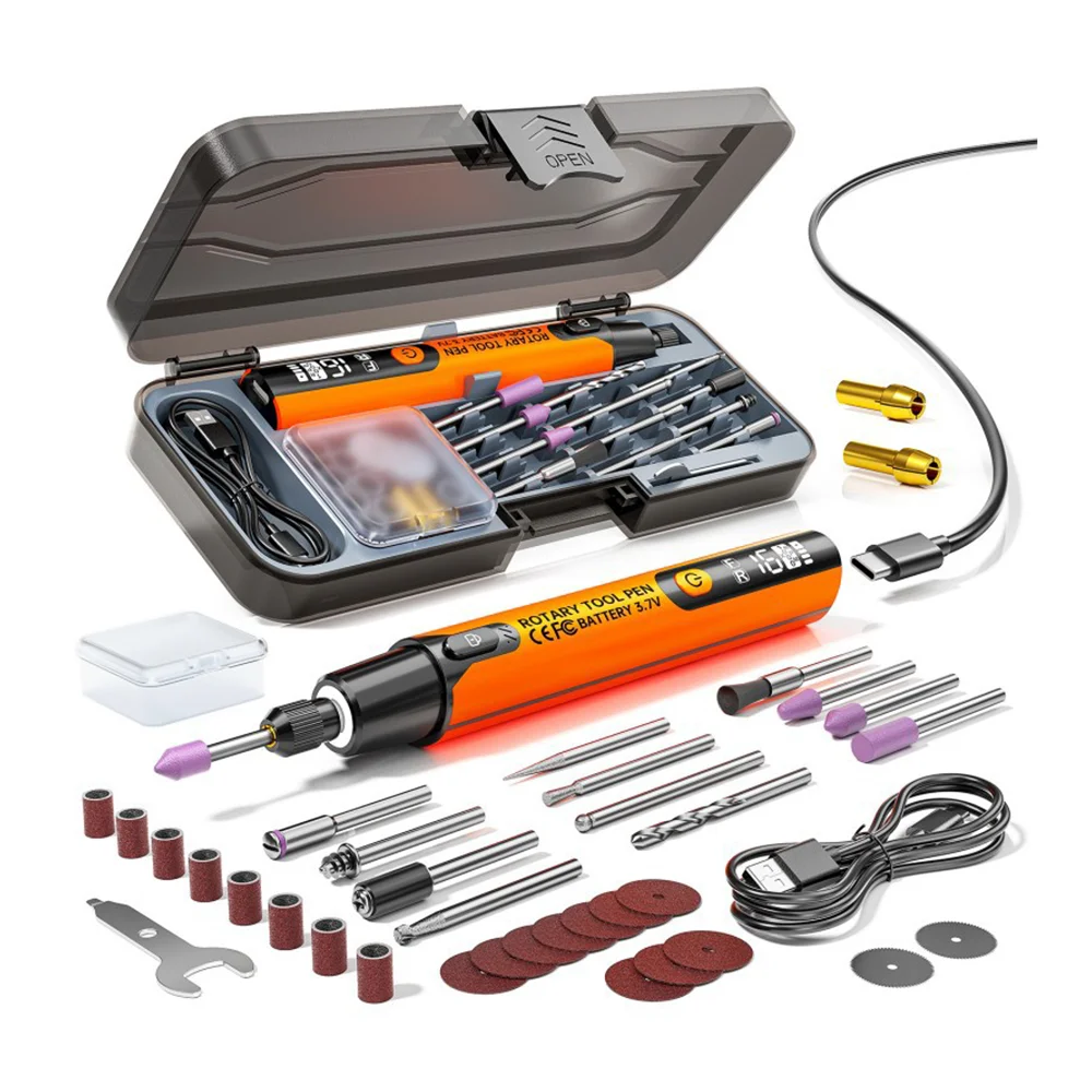 

Электрическая мини-шлифовальная машина, гравировальная ручка 4,2 В, 6000-16000r, беспроводная шлифовальная машина, беспроводные микро-роторные инструменты, дрель для ювелирных изделий, металлический инструмент