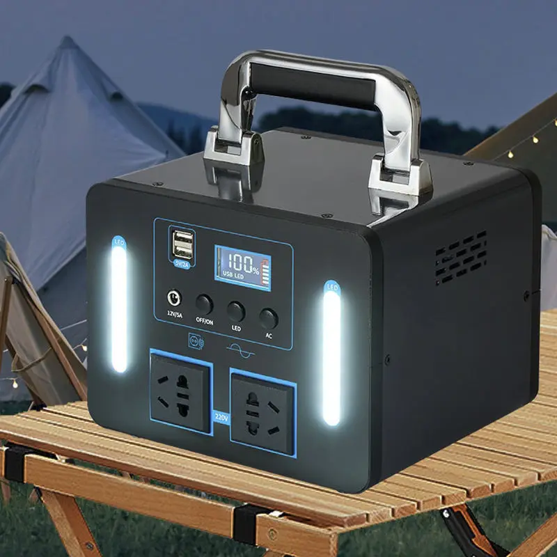 110V Portable Power Station Outdoor Large Capacity 300/500 Watts Energy Storage Emergency Power Supply Power Bank