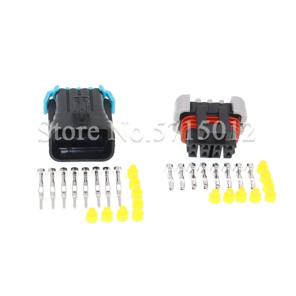 8 Hole 1.5 Series Automotive Wire Harness Plastic Housing Waterproof Male Female Plug 12047931 12047937