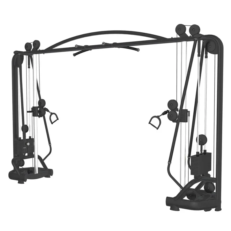 

Factory Commercial Fitness Weight Stack Cable Crossover Machine Strength Training Gym Cable Crossover For Sale