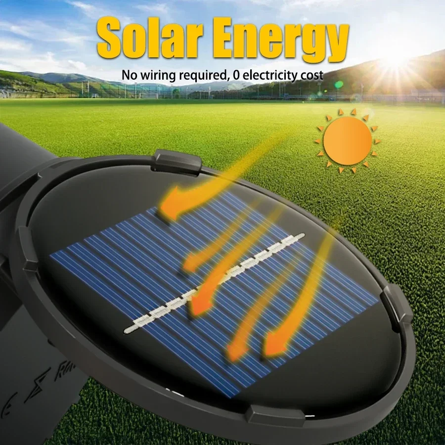 4/7 LED Solar Spot Lights Outdoor - Waterproof Solar Garden Stake Lamp Multi Light Modes for Walkway Lawn Driveway Backyard