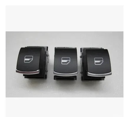 4 PCS original chrome ประตูหน้าต่างปุ่มสวิทช์สําหรับ VW Tiguan Passat B7 CC Golf 6 Jetta MK6 Touran 5K4959857 5K0959855